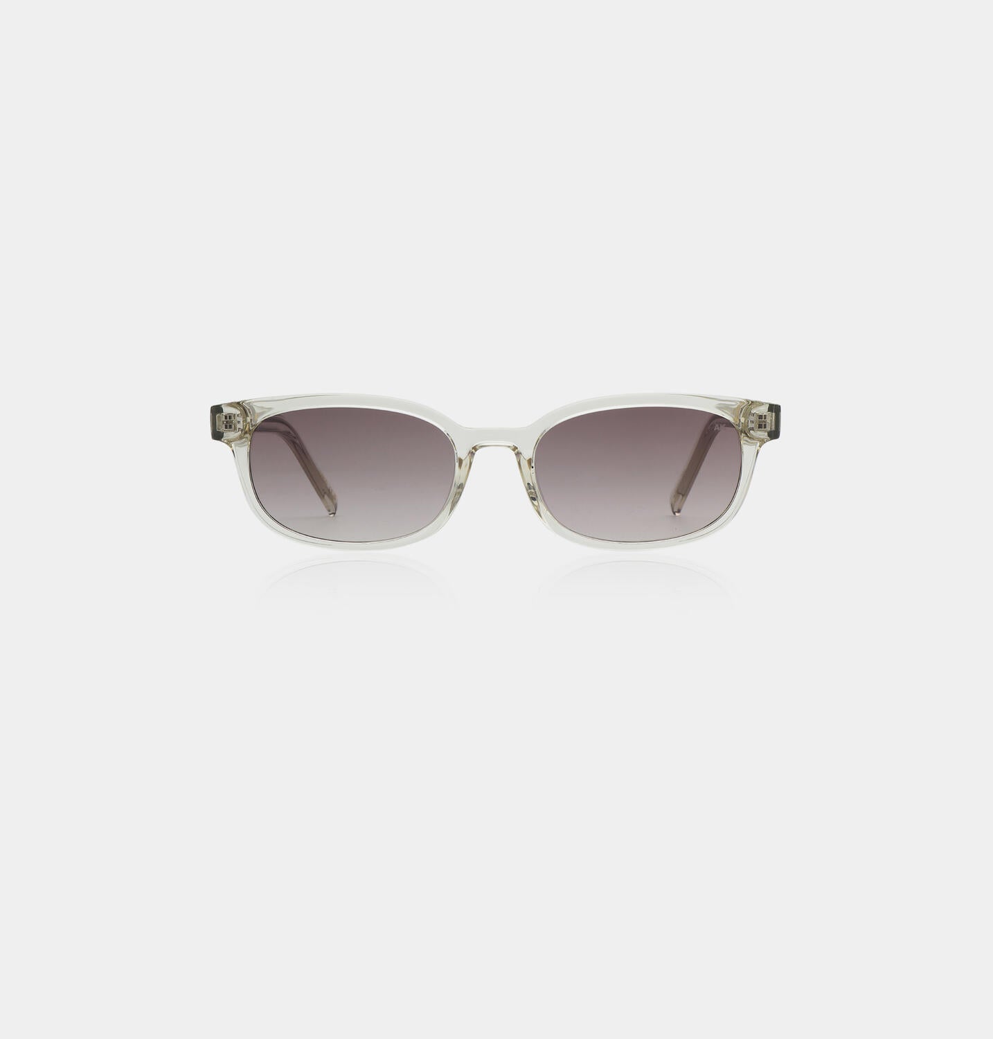 Charlie solbrille - Ecru Transparent
